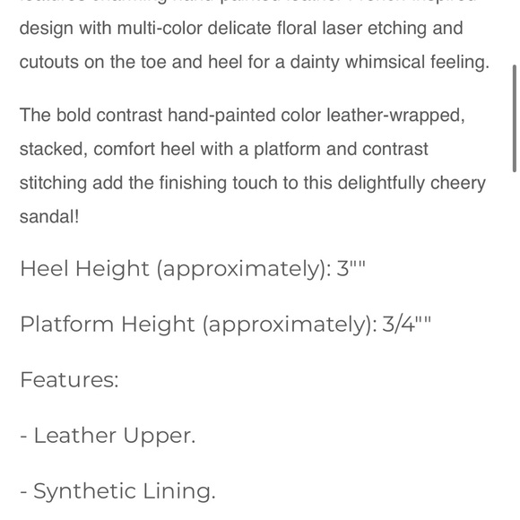 L'ARTISTE AVNIA ANKLE STRAP SHOE size 35 / 5 NWOT - Picture 3 of 4